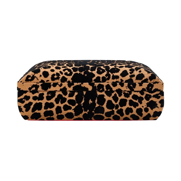 WOLF Savanna Leopard Print Medium Jewelry Box