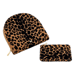 WOLF Savanna Leopard Print Jewelry Travel Portfolio