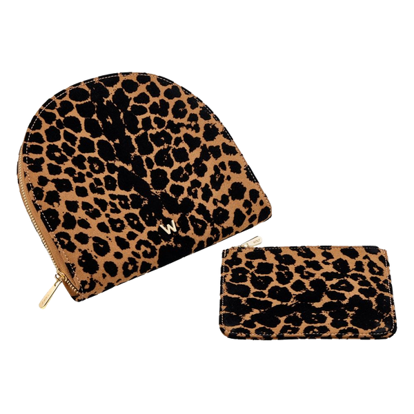 WOLF Savanna Leopard Print Jewelry Travel Portfolio