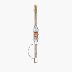 Aquamarine and Diamond Antique Watch