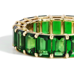 Tsavorite Eternity Ring