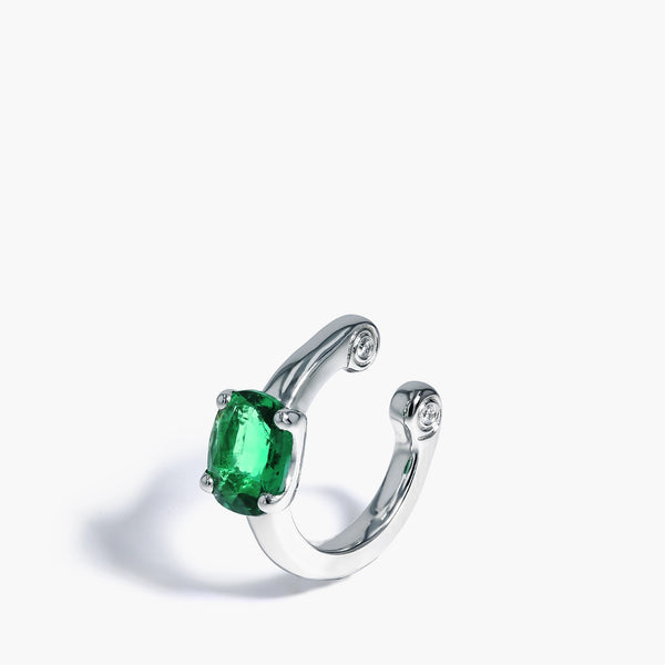 Zambian Emerald Ear Cuff