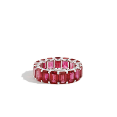9 Carat Burmese Ruby Eternity Band