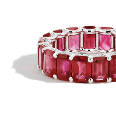 9 Carat Burmese Ruby Eternity Band