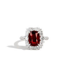 3 Carat Mozambique Ruby Ring
