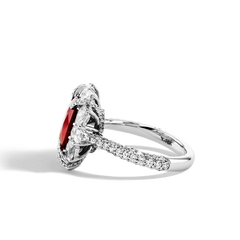 3 Carat Mozambique Ruby Ring