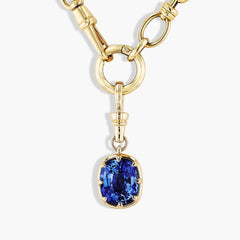 4.65 Carat Cushion Sri Lankan Sapphire Charm