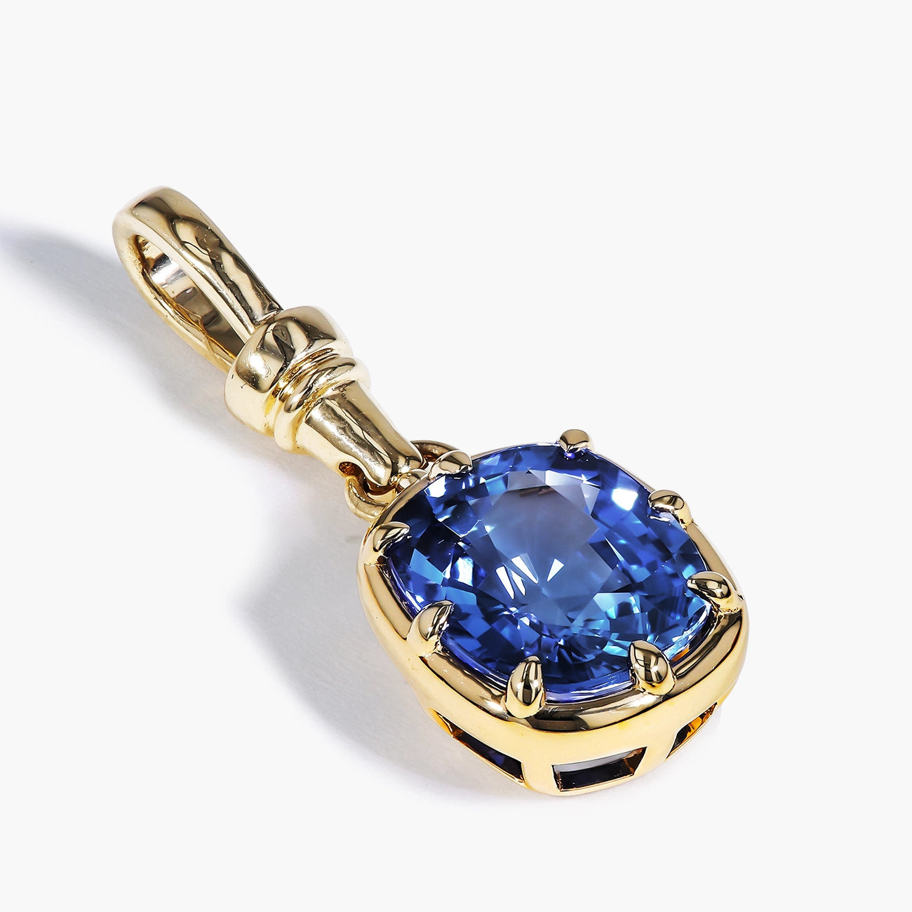 4.65 Carat Cushion Sri Lankan Sapphire Charm