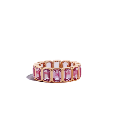 9 Carat Pink Sapphire Eternity Ring - Private Label product
