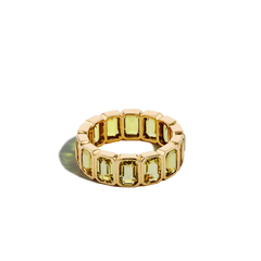 9 Carat Yellow Sapphire Eternity Ring