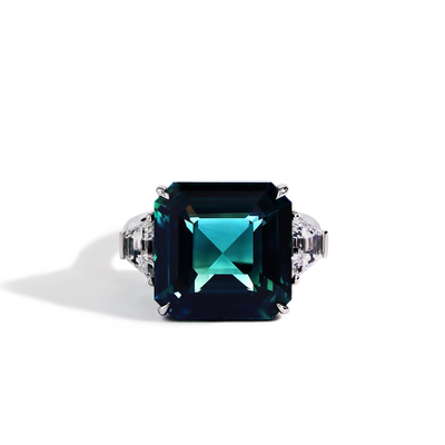 Greenish-Blue Natural Sapphire Ring - J.R.DUNN product