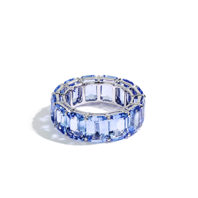 Madagascar Blue Sapphire Eternity Band - J.R.DUNN product