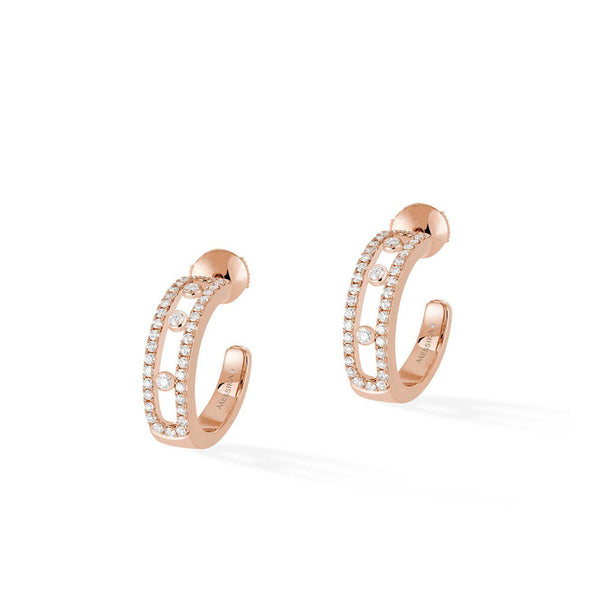 Messika Move Pavé Diamond Hoop Earrings