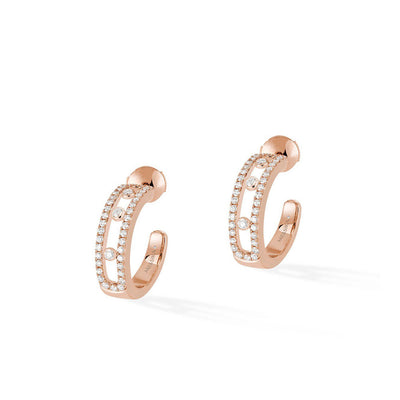 Messika Move Pavé Diamond Hoop Earrings - Messika product