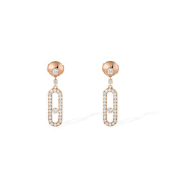 Messika Move Uno Pavé Diamond Drop Earrings