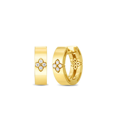 Roberto Coin Verona Gold and Diamond Huggies - Roberto Coin product