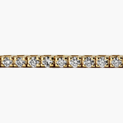 3 Carat Natural Diamond Tennis Bracelet in 14k Yellow Gold