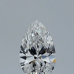 Diamond Lab Grown PEAR 0.41ct VVS2