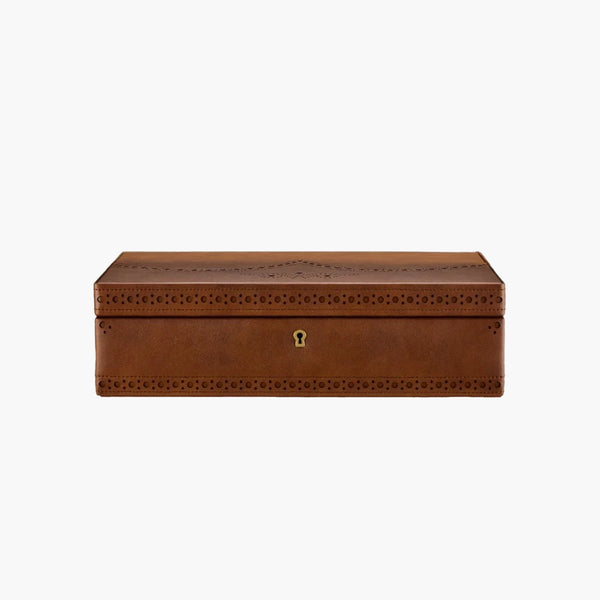 WOLF Brogue 10 Piece Watch Box