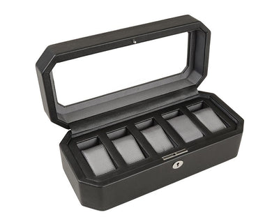 Wolf Windsor Black Five Piece Watch Box - Wolf product