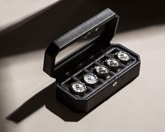 Wolf Windsor Black Five Piece Watch Box