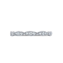 Tacori Sculpted Crescent Eternity Band