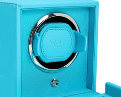 WOLF Cub Single Winder With Cover in Turquoise