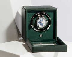 Wolf Cub Green Leather Watch Winder