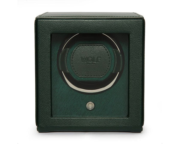 Wolf Cub Green Pebbled Leather Single Watch Winder – J.R.DUNN