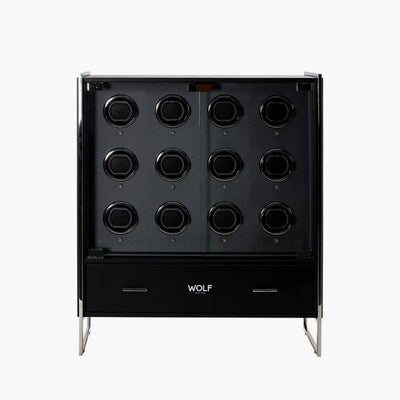 WOLF Watch Winder 12-piece Cabinet in Viceroy Black - Wolf product