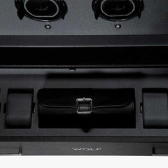 WOLF Watch Winder 12-piece Cabinet in Viceroy Black