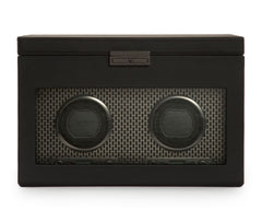 Wolf Axis Double Watch Winder Storage in Powder Coat