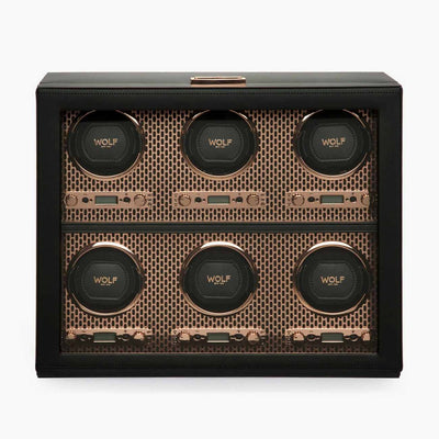 WOLF Axis Copper 6pc Watch Winder - Wolf product