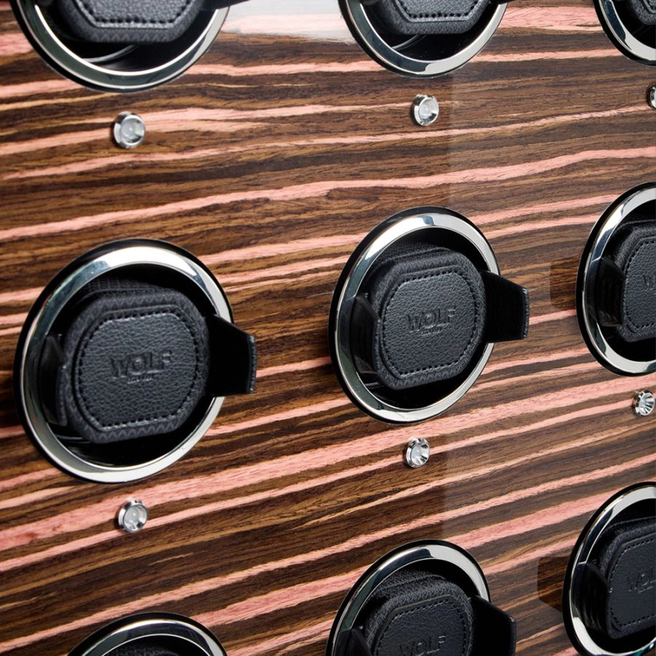 WOLF Roadster 16 Piece Watch Winder Cabinet