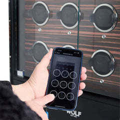 WOLF Roadster 16 Piece Watch Winder Cabinet