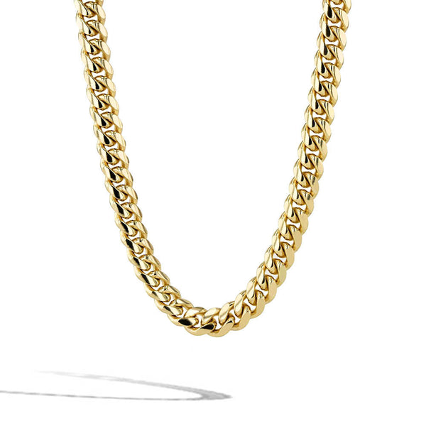 Solid Gold Cuban Link Chain Necklace - 5mm