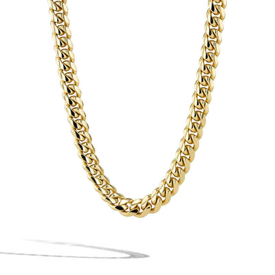 Solid Gold Cuban Link Chain Necklace - 5mm - Private Label product