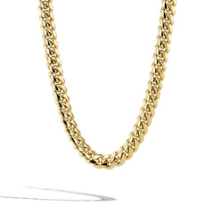 Solid Gold Cuban Link Chain Necklace - 8mm