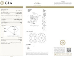 3.01ct Cognac Old Mine Cut Brilliant Diamond