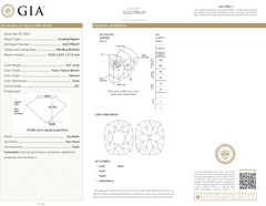 Robert Pelliccia Cognac Cushion Cut Diamond Three-Stone Engagement Ring