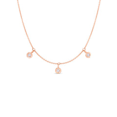 Roberto Coin Three Diamond Necklace