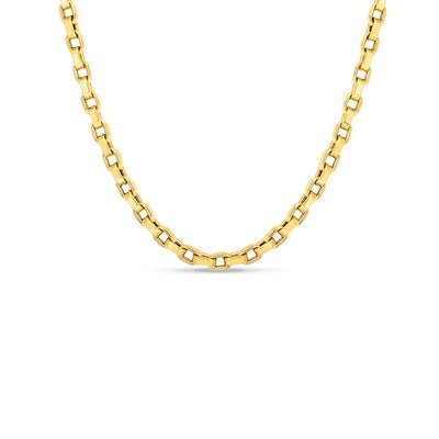 Roberto Coin Yellow Gold Square Link Chain Necklace - Roberto Coin product
