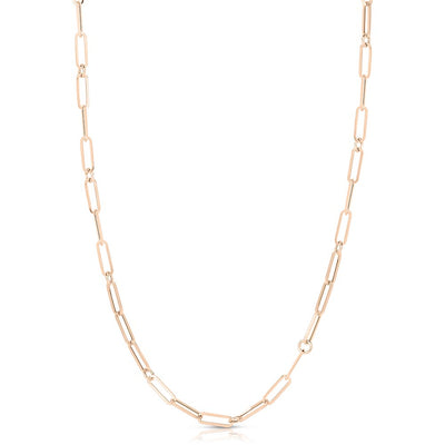 Roberto Coin Rose Gold Paper Clip Chain - Roberto Coin product