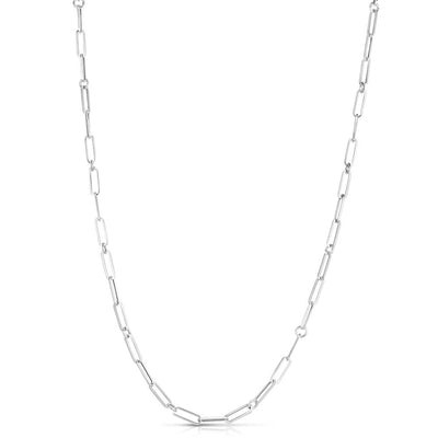Roberto Coin White Gold Paper Clip Chain - Roberto Coin product