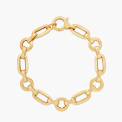 Roberto Coin Gold Mixed Link Bracelet