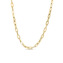Roberto Coin Designer Gold Paper Clip Necklace