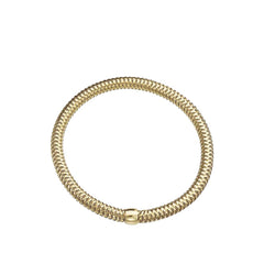 Roberto Coin Primavera Yellow Gold Flex Bracelet