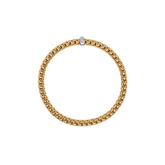 Fope Vendome Yellow Gold Diamond Bracelet