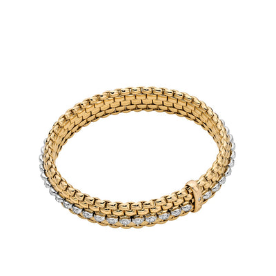 Fope Panorama Flex'it Two-Tone Diamond Bracelet - Fope product