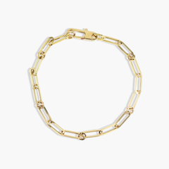 Roberto Coin Thin Paper Clip Link Bracelet